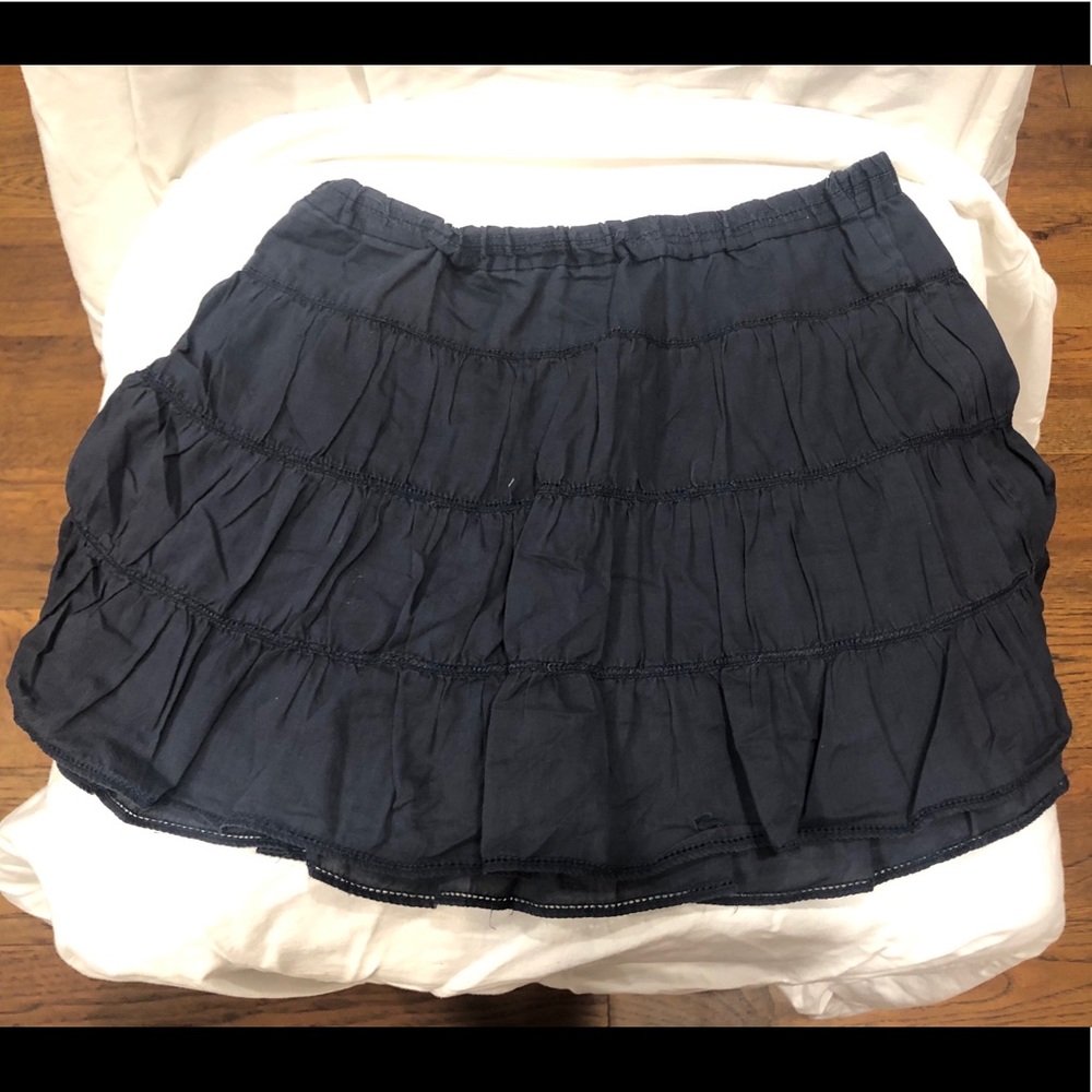 Fun Tiered Navy Skirt